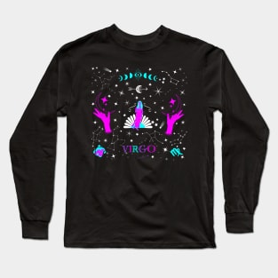 Virgo Zodiac Design Long Sleeve T-Shirt